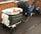 [a loaded bicycle]